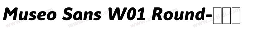 Museo Sans W01 Round字体转换